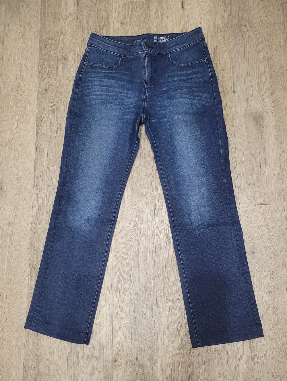 Uniqlo Blue Slim Fit Denim Jeans Size: 27